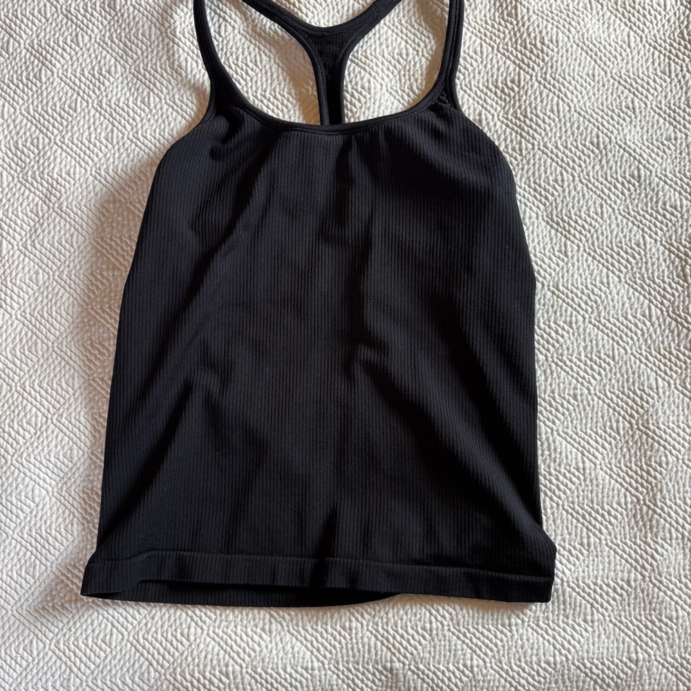 Athleta Black Racerback Tank Top